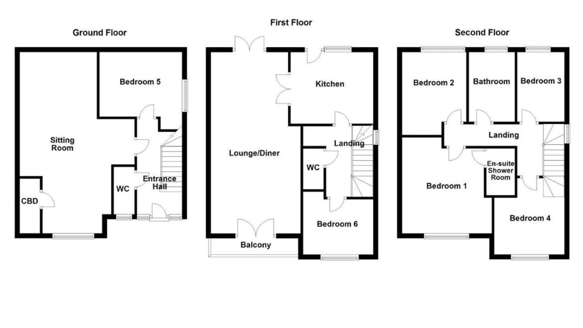 Villa House Of Kaima - 6 Bed Detached Dewsbury Exterior foto